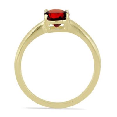 GARNET RING WHOLESALE IN GOLD PLATED 925 SILVER | BULK SINGLE STONE JEWELRY SUPPLIER – JEWELPIN